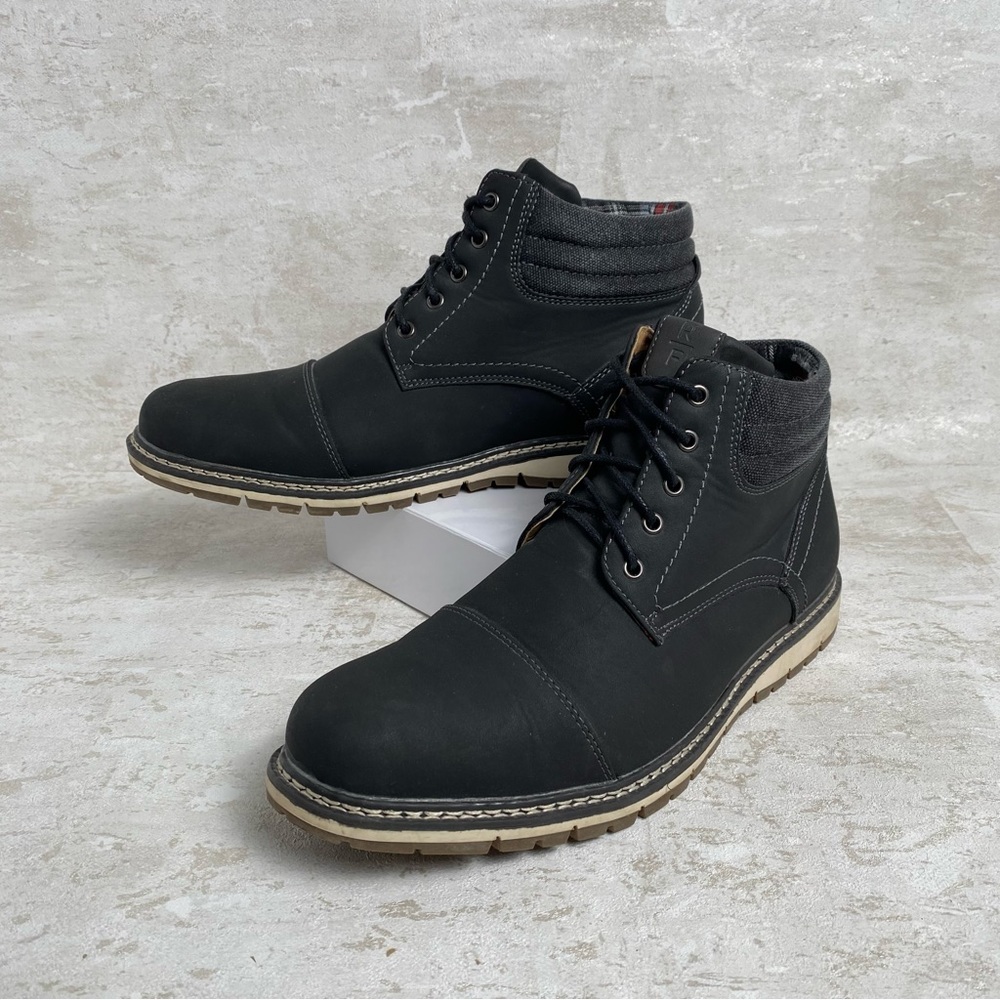 Reserved Footwear - The Kramer Boot - Casual Shoes Black - Size Men's 10 M